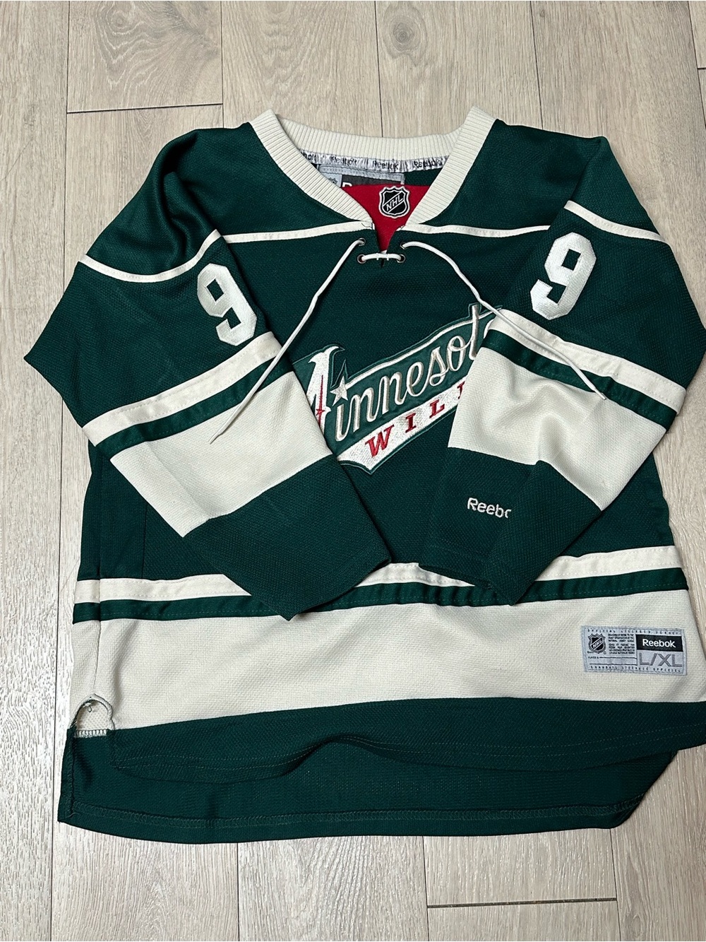 Reebook Minnesota Wild Green Hockey Jersey